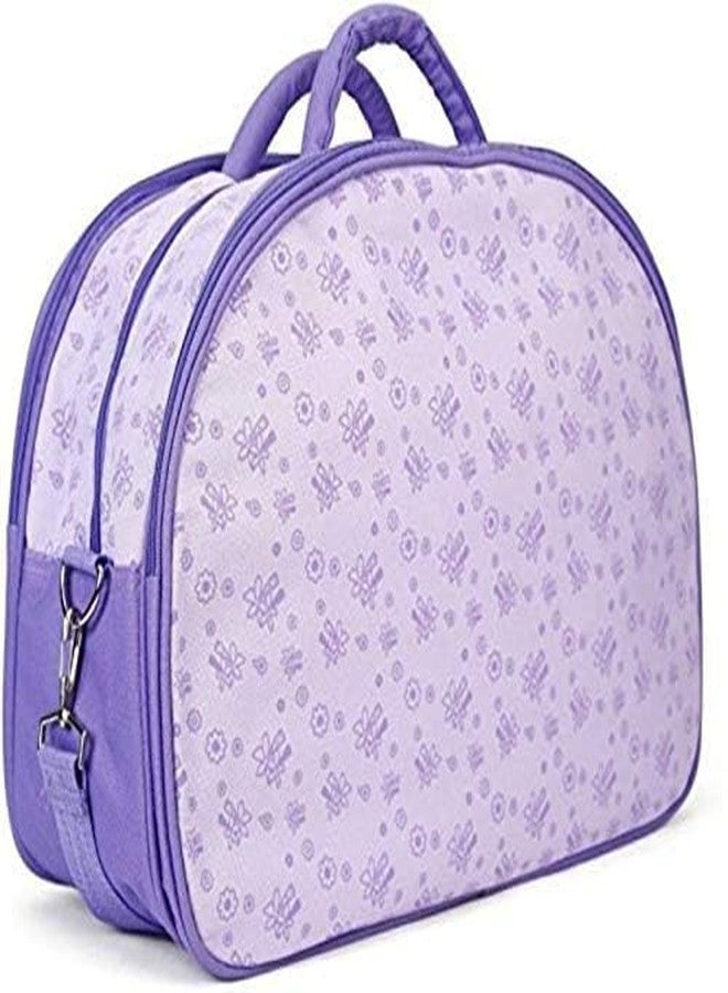 Alya The Cheeky Kidzz New Born Baby Multifunctional Diaper Nappy Changing Mother Maternity Multi Compartment Handbag Shoulder Purple Tote Bag (Assorted Prints) (DESIGN 5) - Image 3